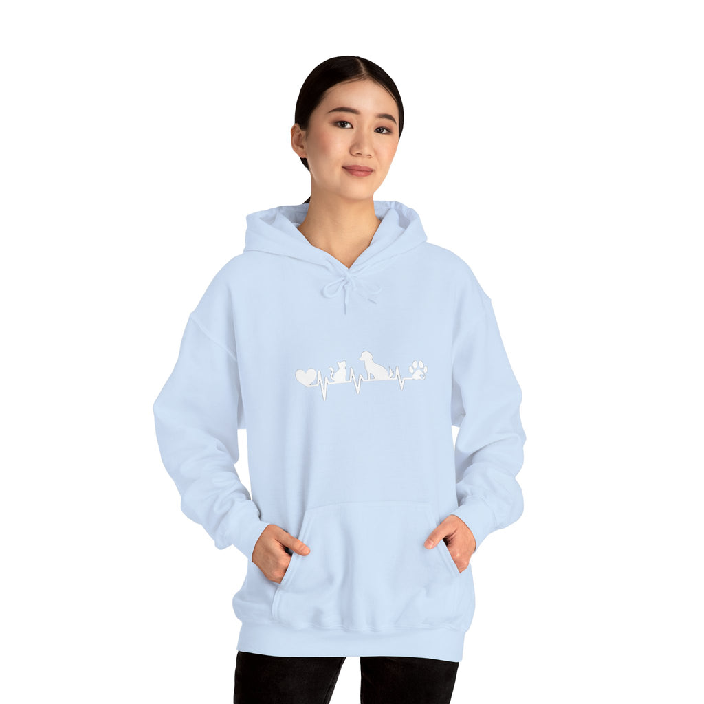 Dog-Cat Heartbeat Hoodie