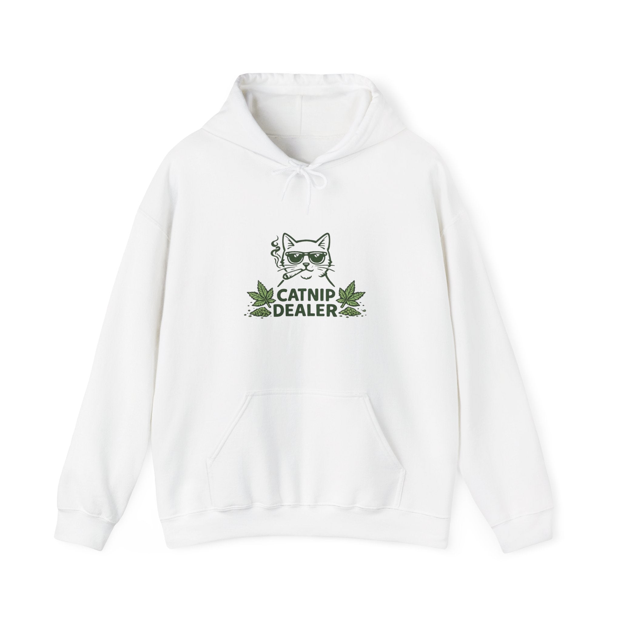 Funny Catnip Dealer Hoodie — Cat Lover Graphic Hoodie