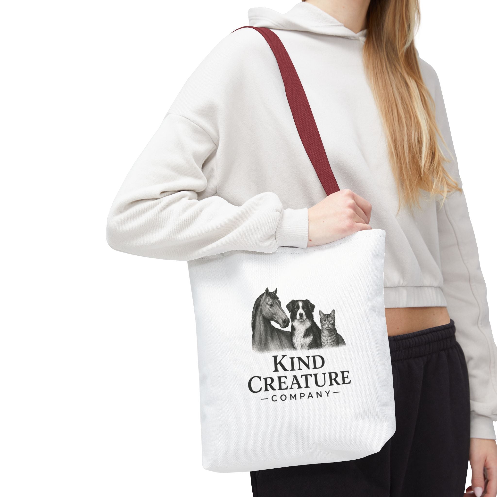 Kind Creature Company Tote Bag — Animal Lover Illustrated Tote