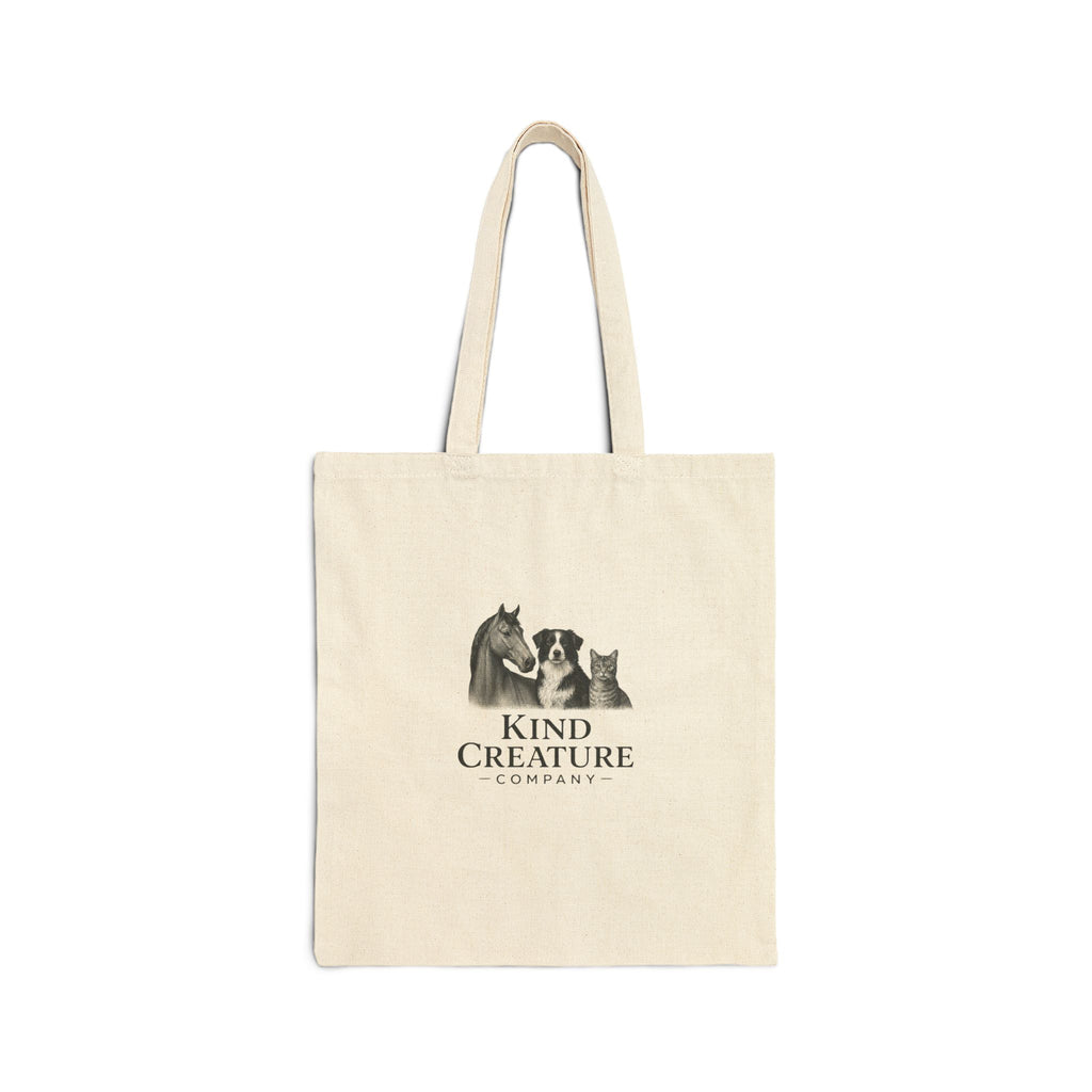 Tote Bag — 'Kind Creature Company' Animal Rescue Canvas Tote