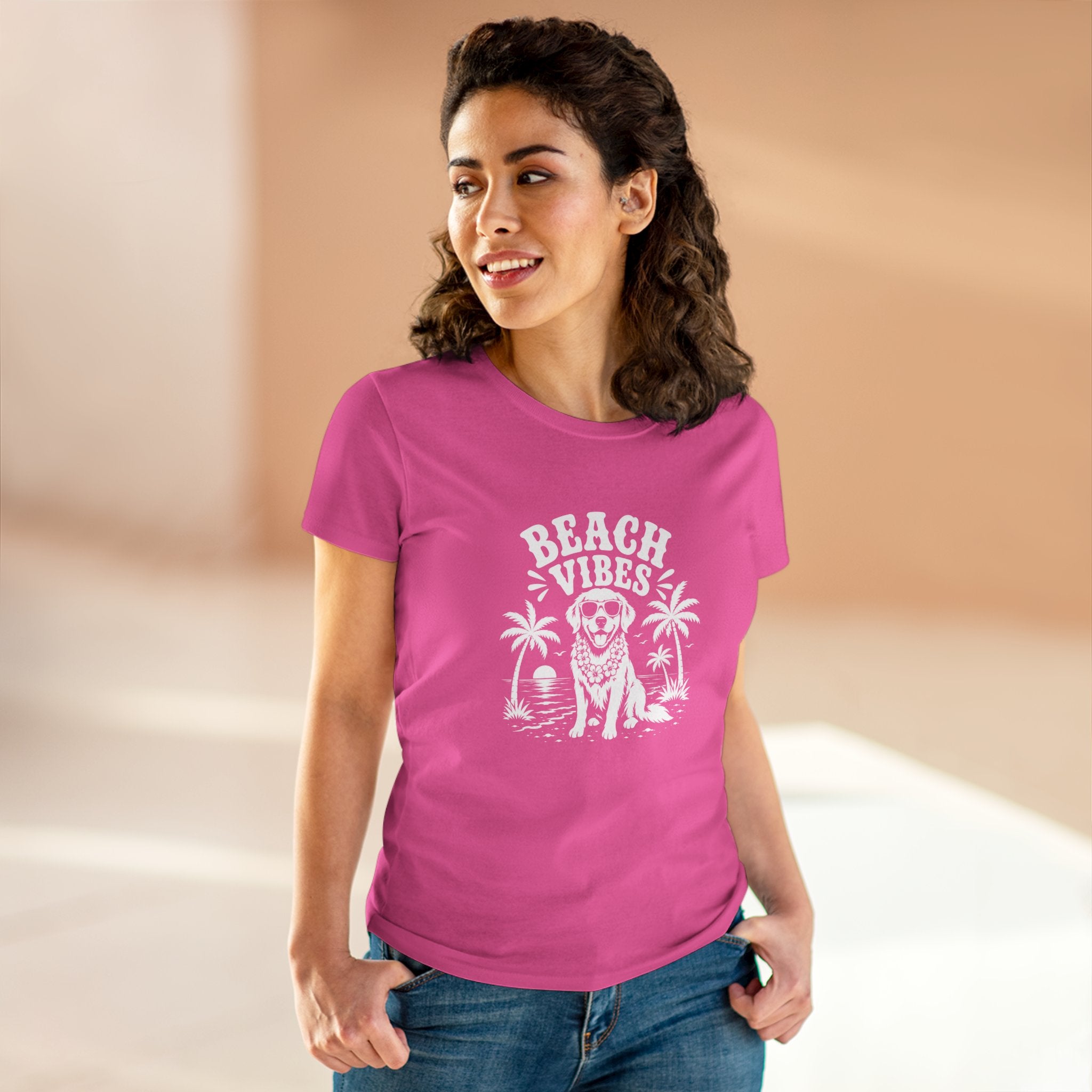 Beach Vibes-Dog beach tee