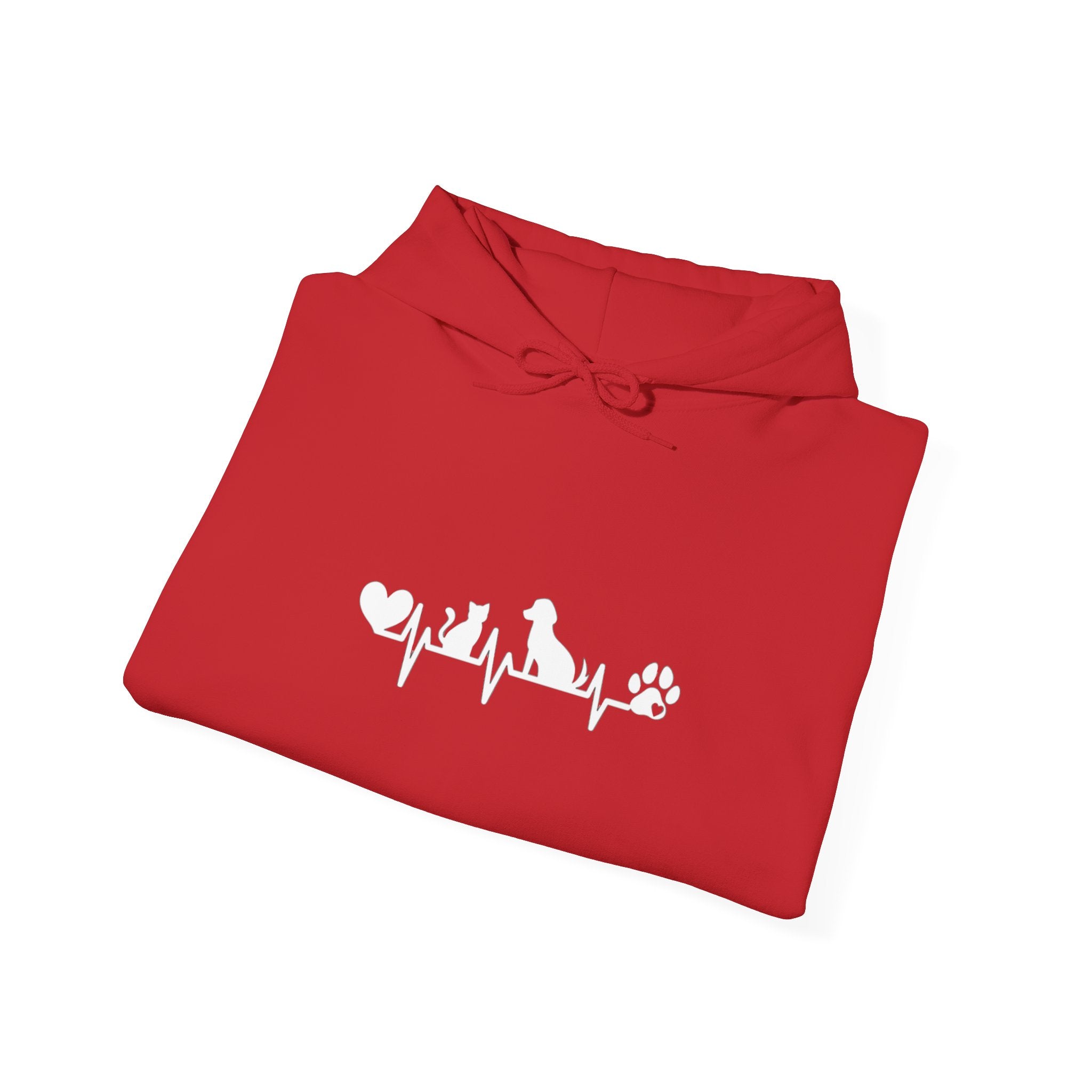 Dog-Cat Heartbeat Hoodie