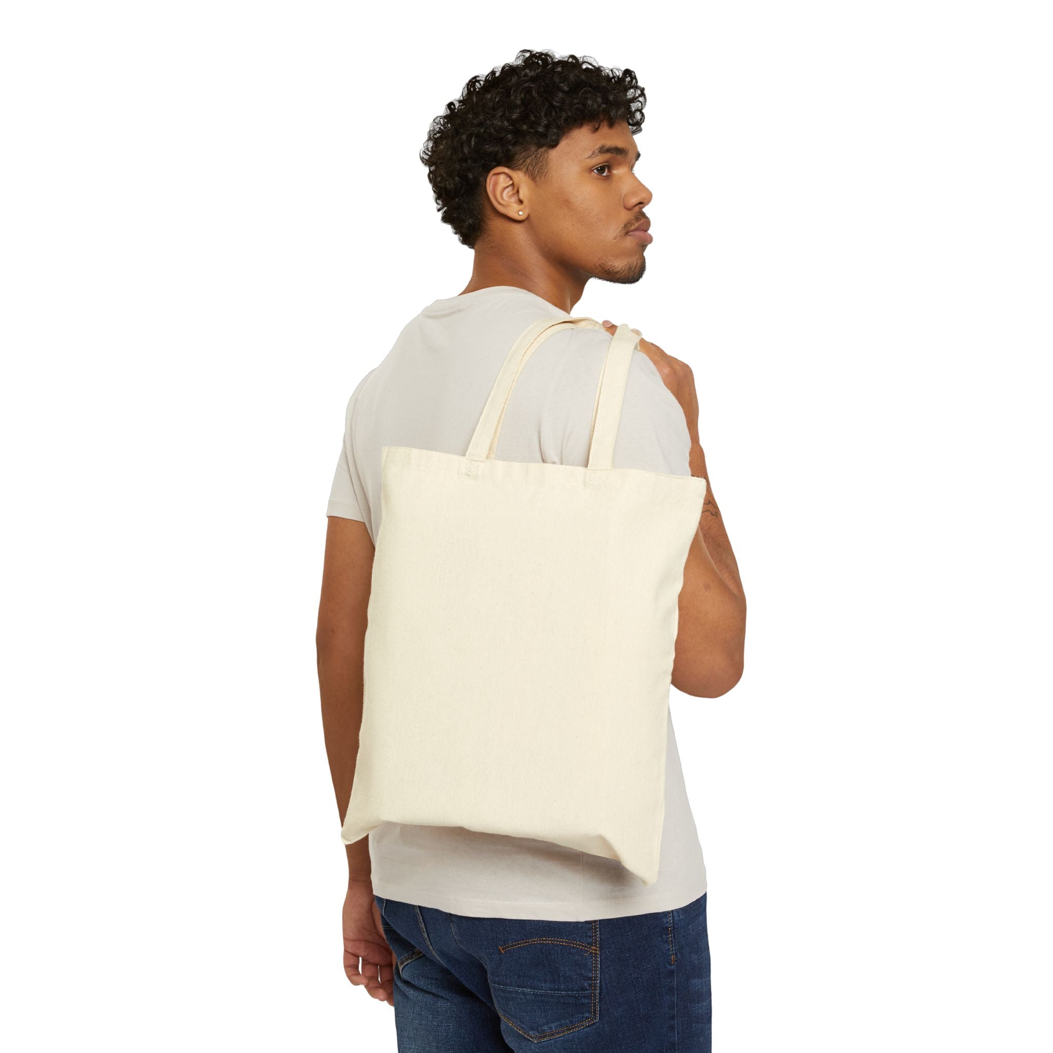 Canvas Tote Bag — "Support Your Local Animal Shelter" Animal Rescue Paw Print Tote
