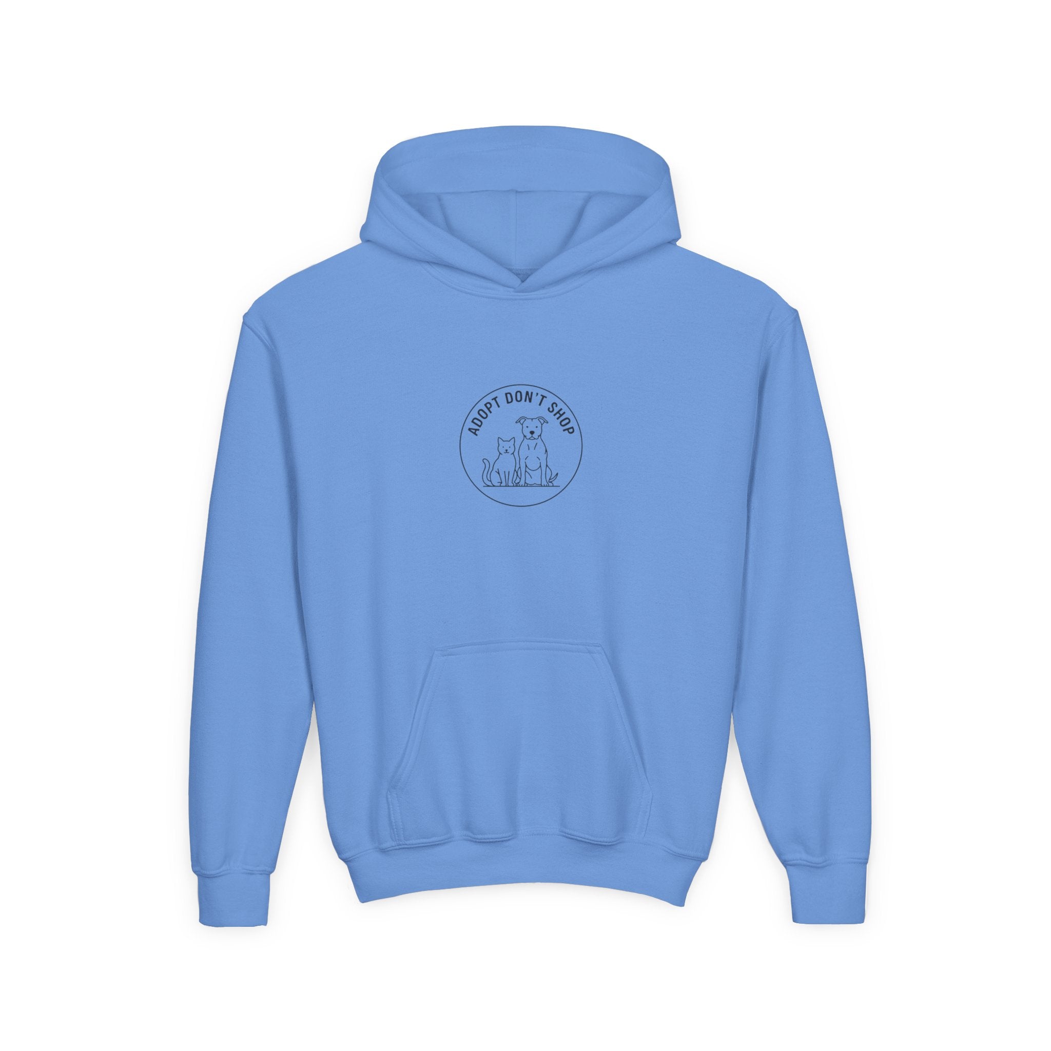Adopt Don't Shop Kids Hoodie — Animal Rescue Support Youth Sweatshirt