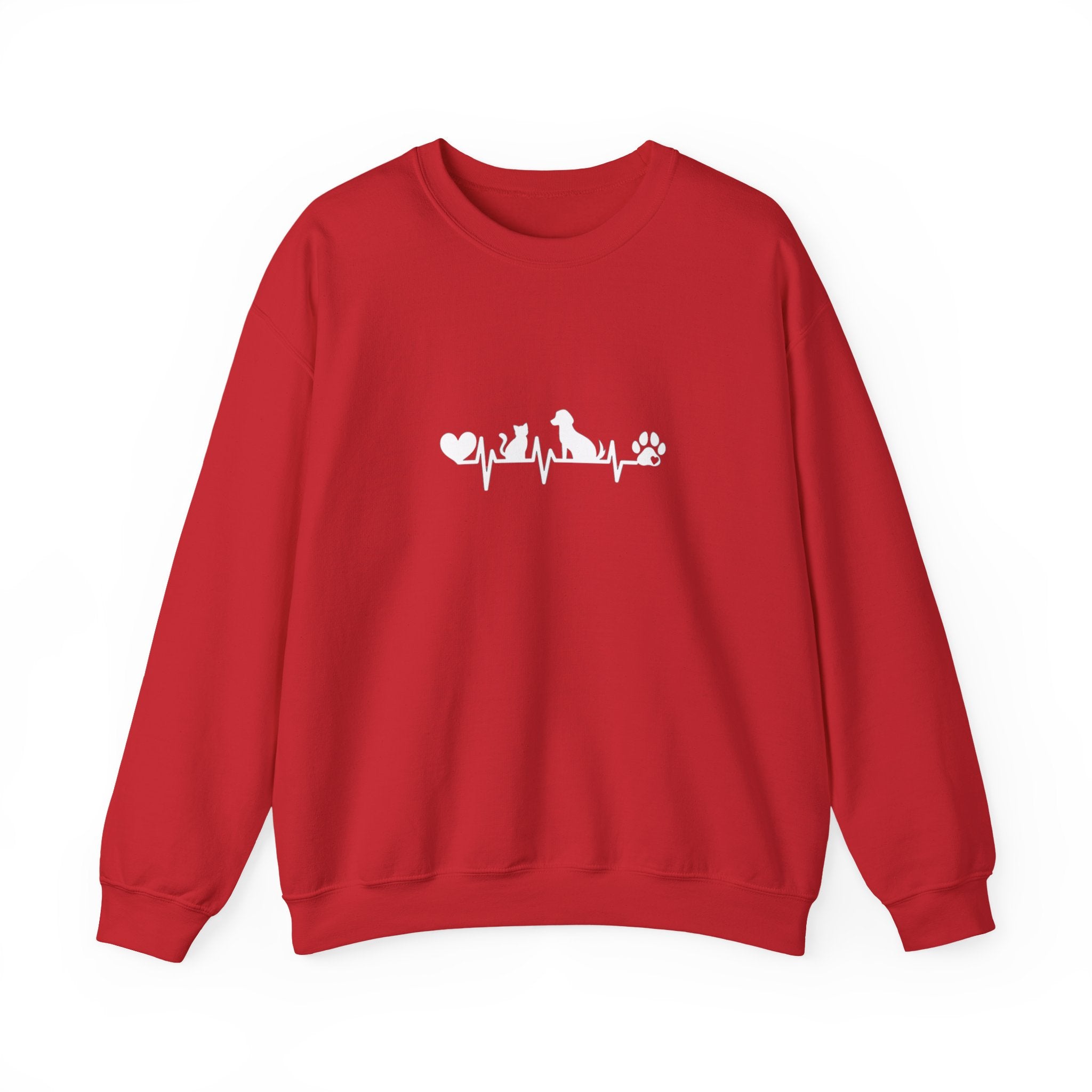 Cat-Dog Heartbeat Sweatshirt