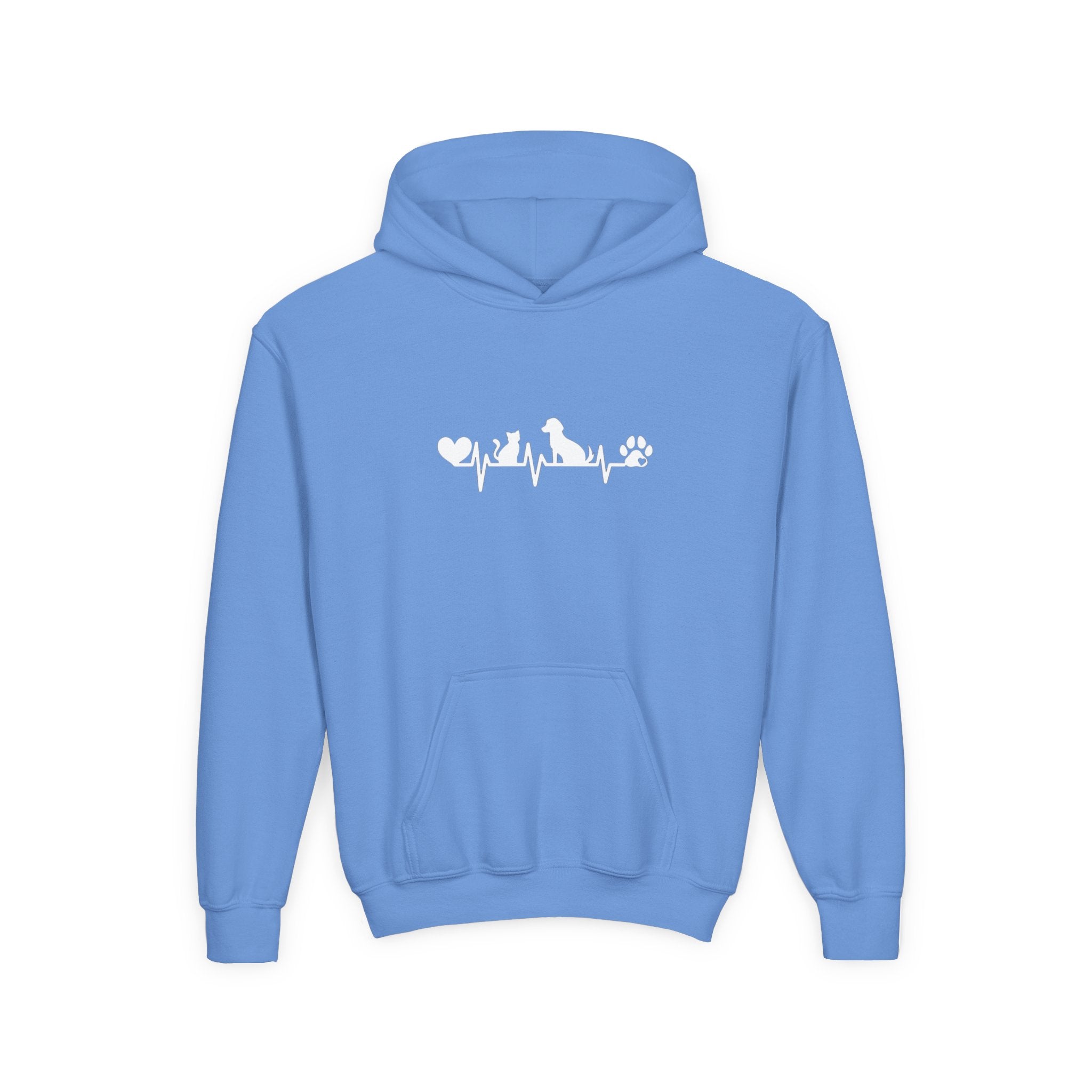 Kids Dog & Cat Heartbeat Hoodie