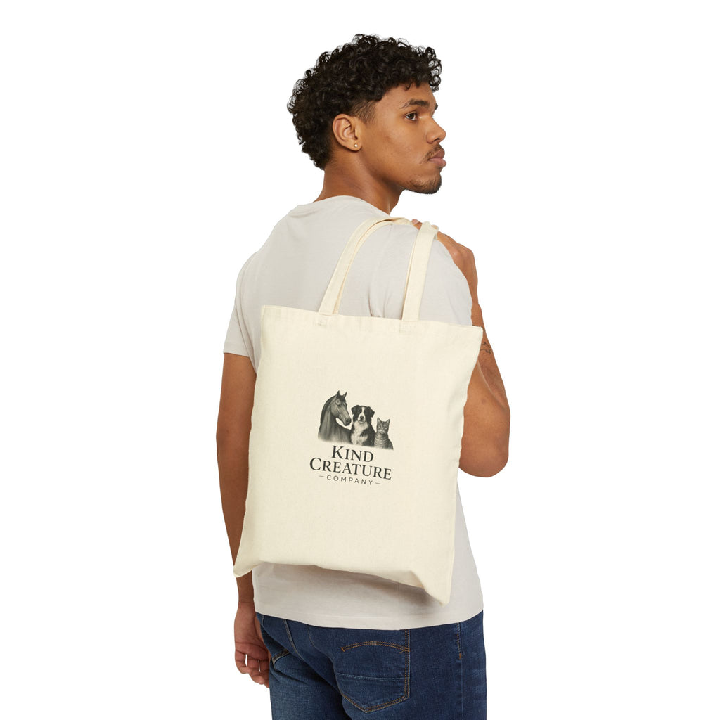 Tote Bag — 'Kind Creature Company' Animal Rescue Canvas Tote