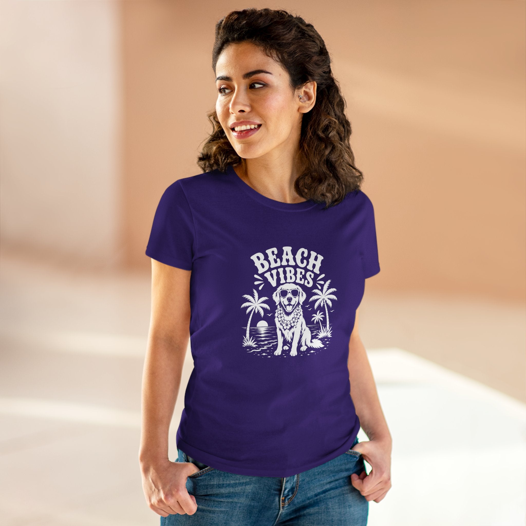 Beach Vibes-Dog beach tee