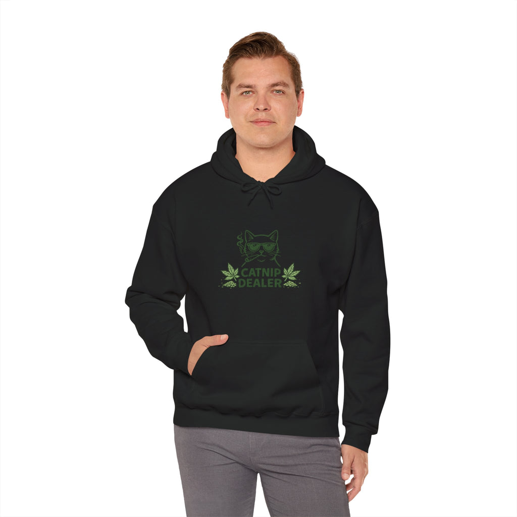 Funny Catnip Dealer Hoodie — Cat Lover Graphic Hoodie